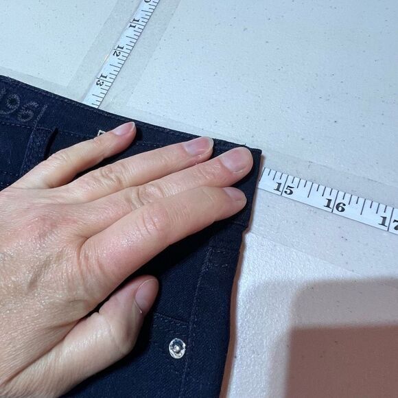 DL1961 Women's 4-Way Stretch Emma Power Legging Skinny Jean Dark Blue Wash Sz 26 - Picture 10 of 13